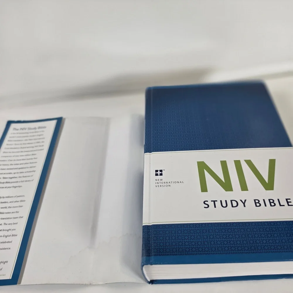 NIV Study Bible Fully Revised Edition Zondervan Blue Softcover Full‎ Color Page